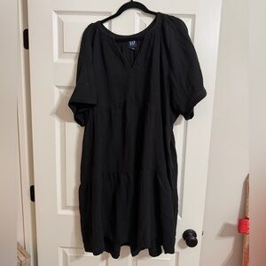 GAP Black V-Neck dress